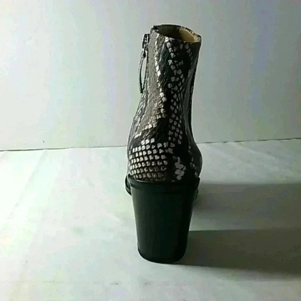 14 & union snake print booties - Picture 3 of 9